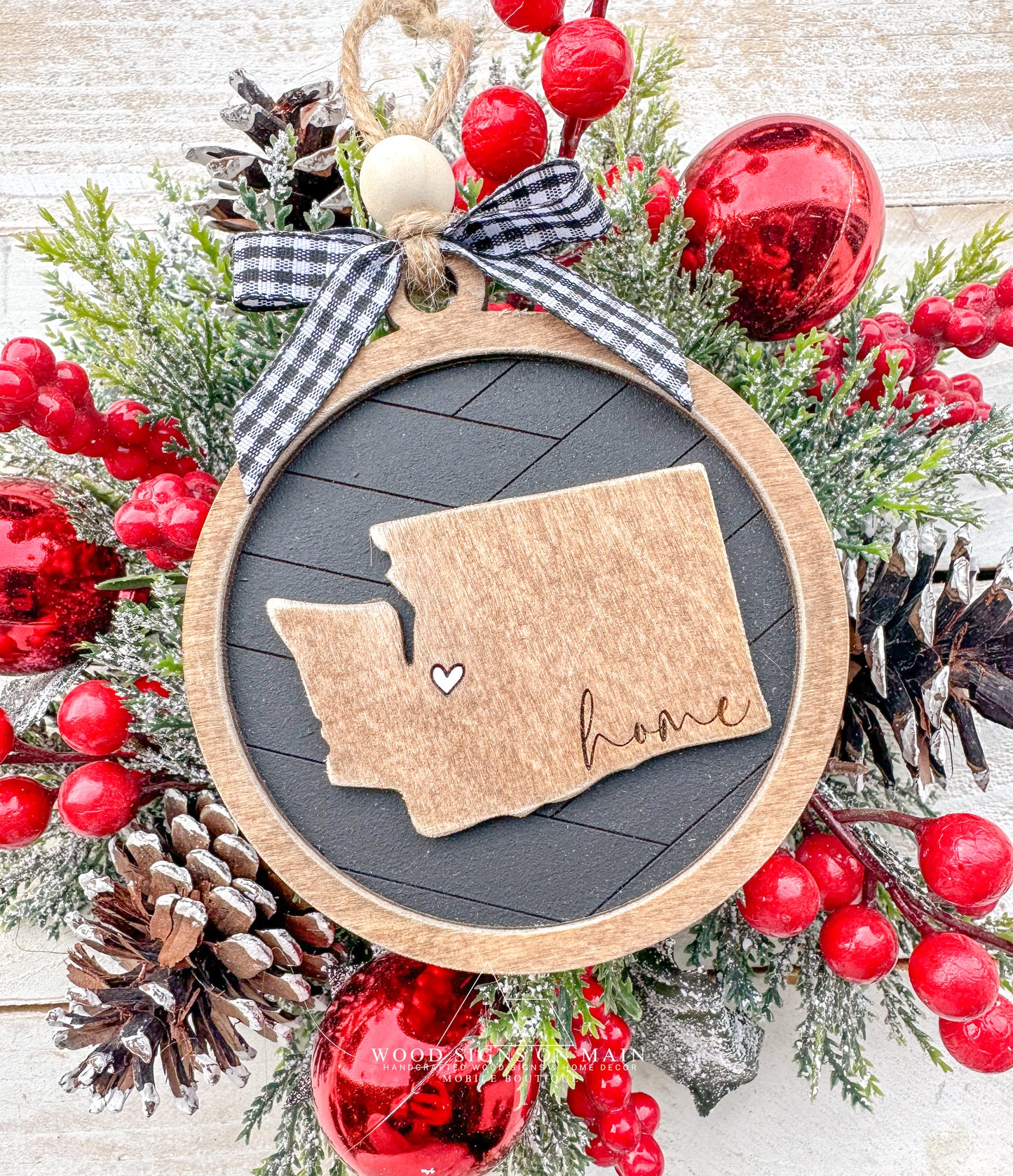 Washington State “Home” Ornament
