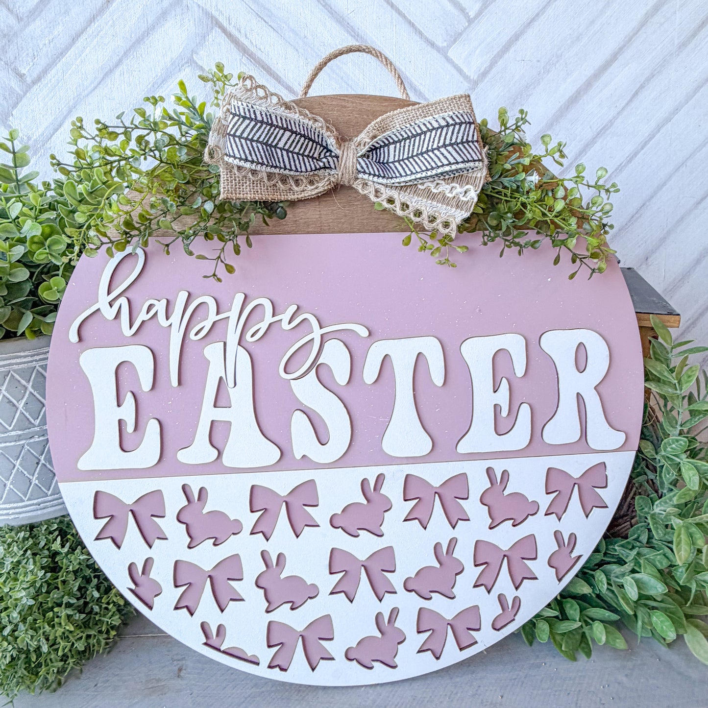Happy Easter 18 inch door round
