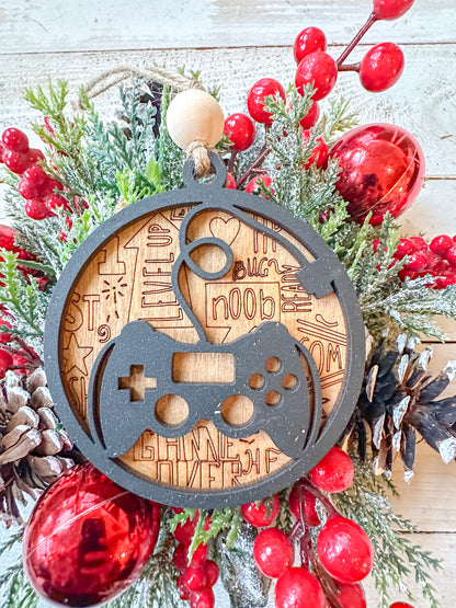 Gamer Controller Christmas Ornament