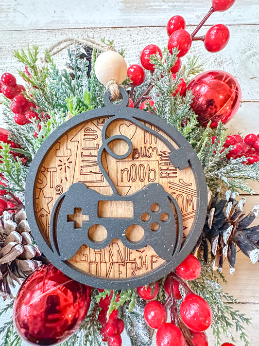 Gamer Controller Christmas Ornament
