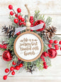 Life is a journey best traveled with friends. Friendship Ornament.