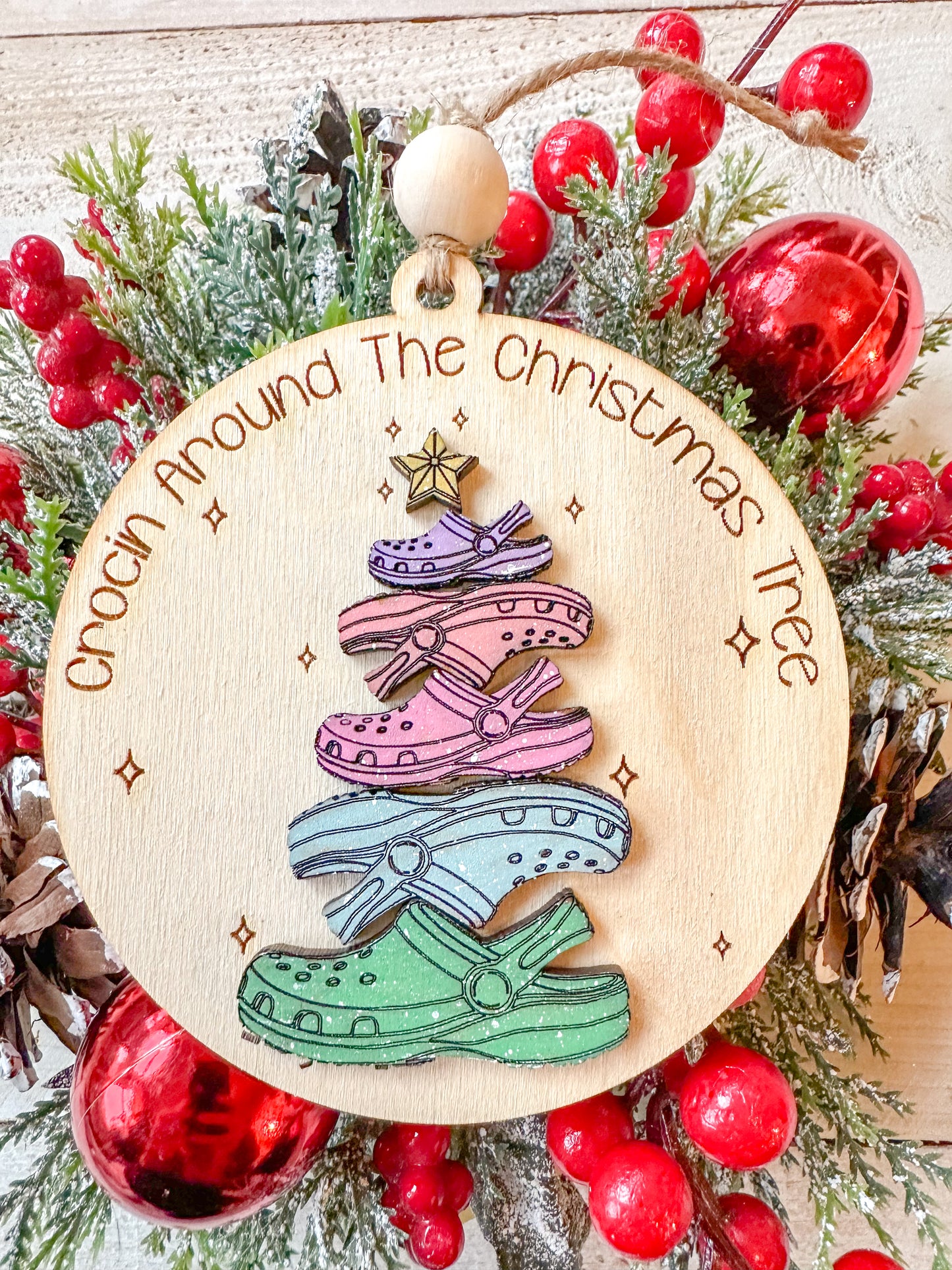 Crocin around the Christmas tree Ornament