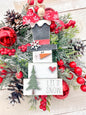 stacked snowman ornament