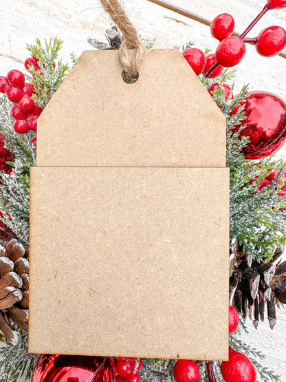 Warm & Cozy Hot Cocoa Gift Card Holder Ornament