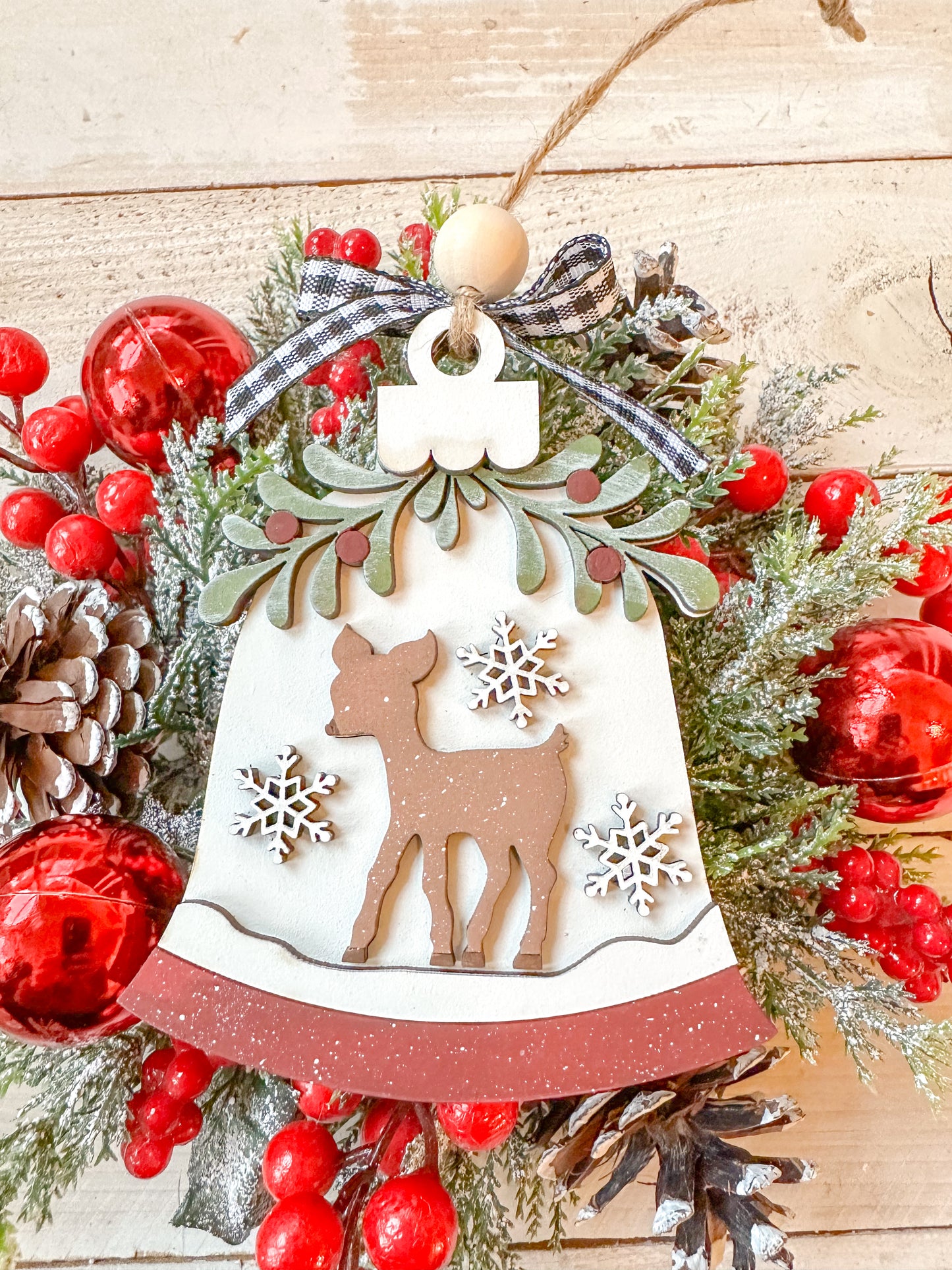 Deer Bell Christmas Ornament – Woodland