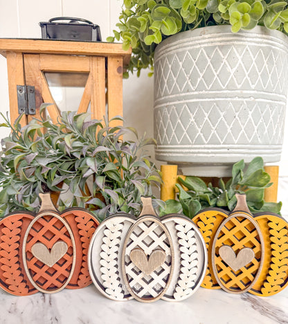 Sweater Pumpkin shelf sitters