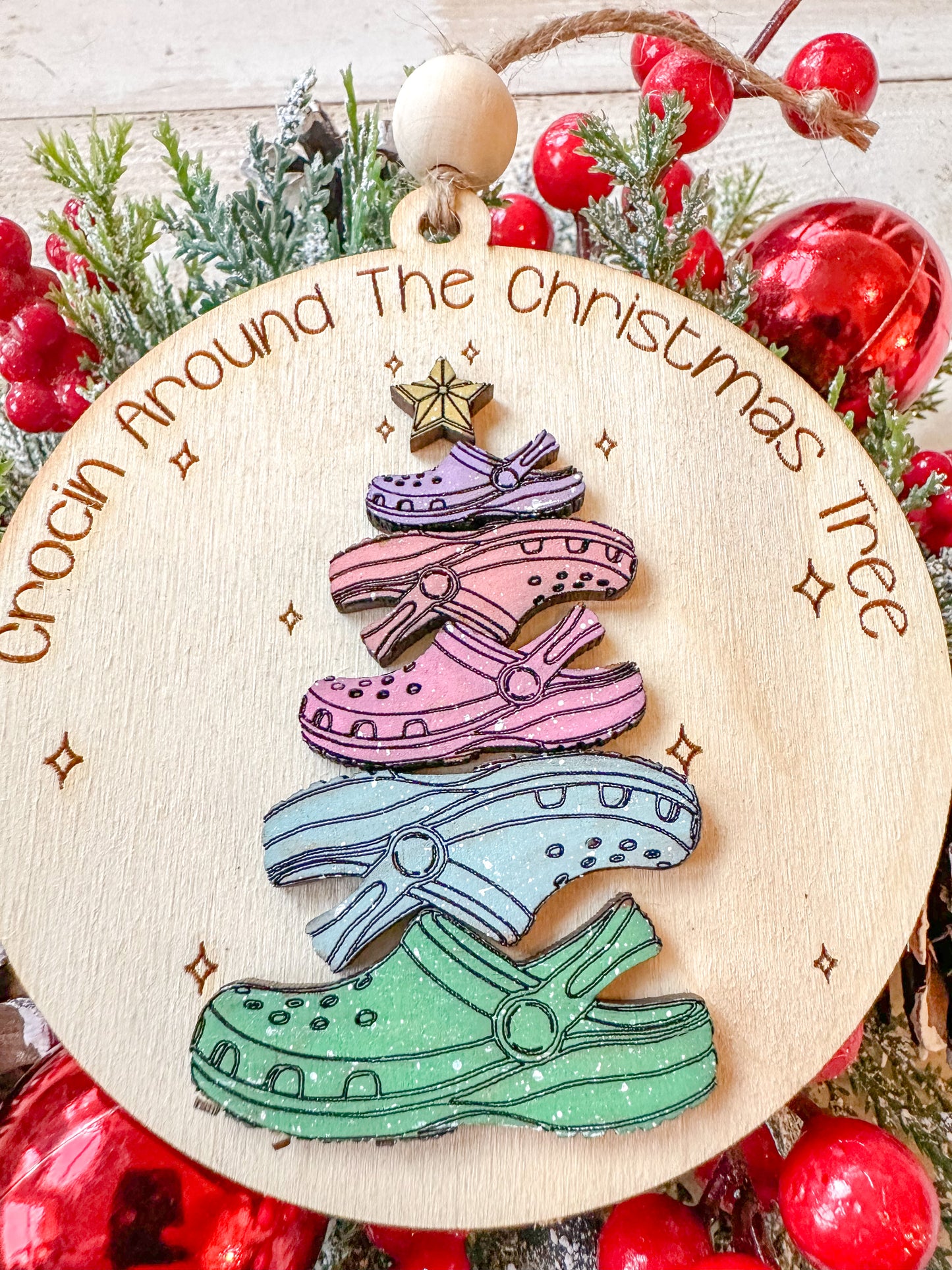Crocin around the Christmas tree Ornament