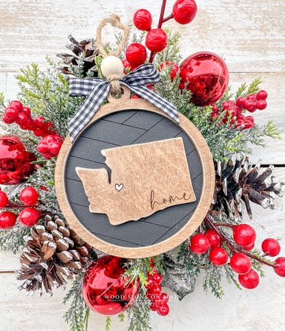 Washington State “Home” Ornament