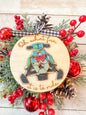 Oh What Fun It Is to Ride Snowmobile Christmas Ornament