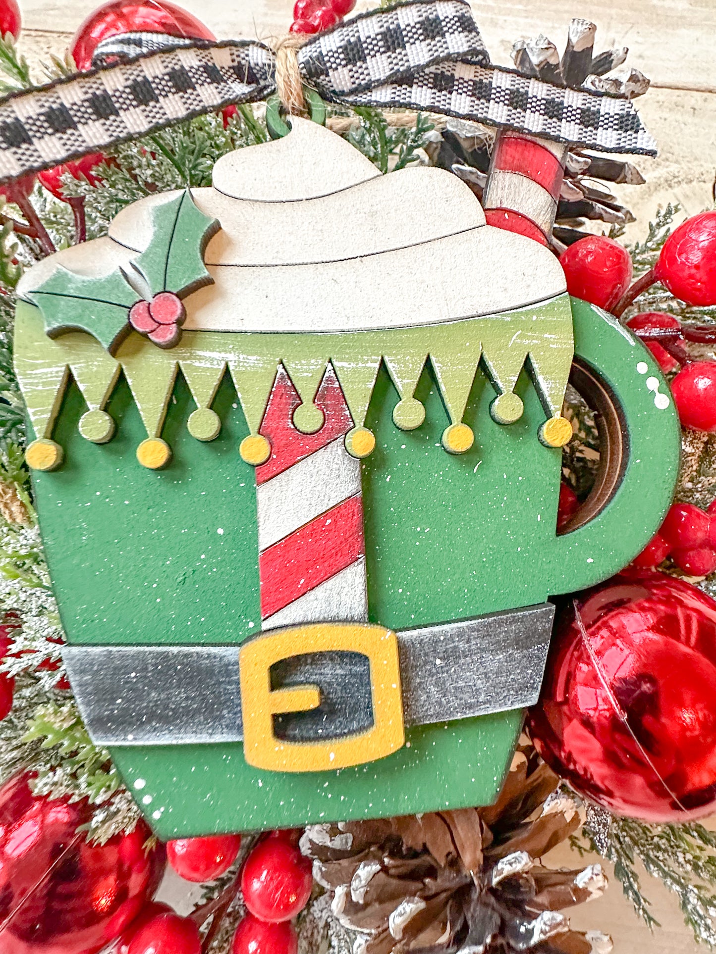 Elf Suit Gift Card Holder Ornament