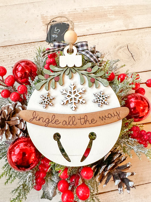 Jingle all the way ornament