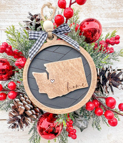 Washington State “Home” Ornament