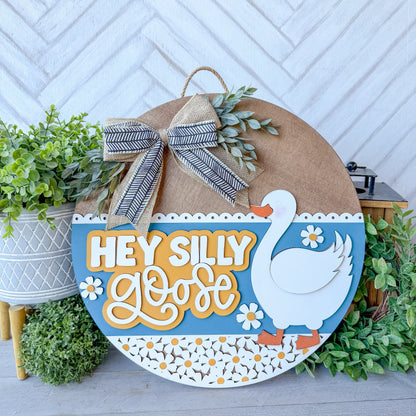 Hey silly goose 18-inch spring door round