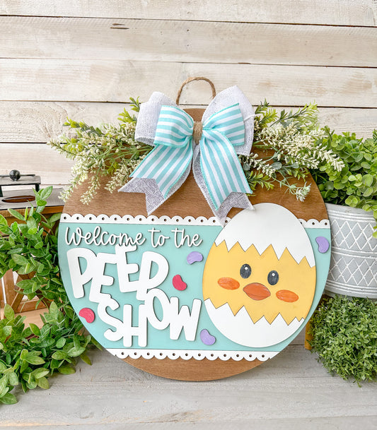 Welcome to the peep show wood round