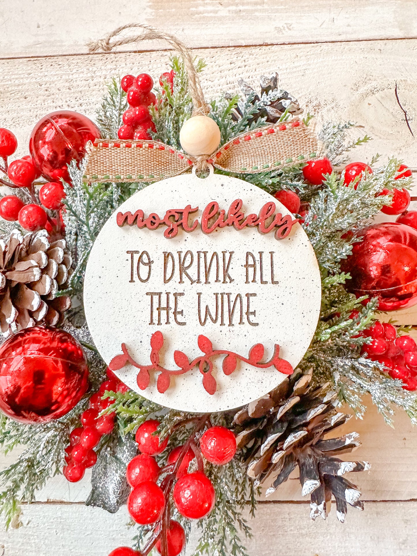 Most likely too funny Christmas ornaments or gift tags