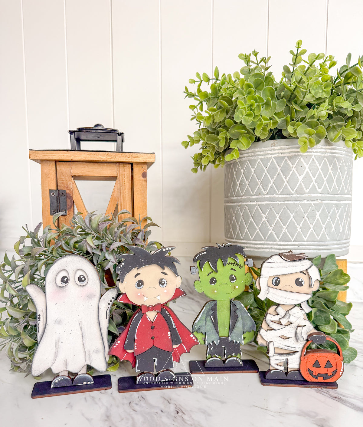 Halloween Wood Character Shelf Sitters