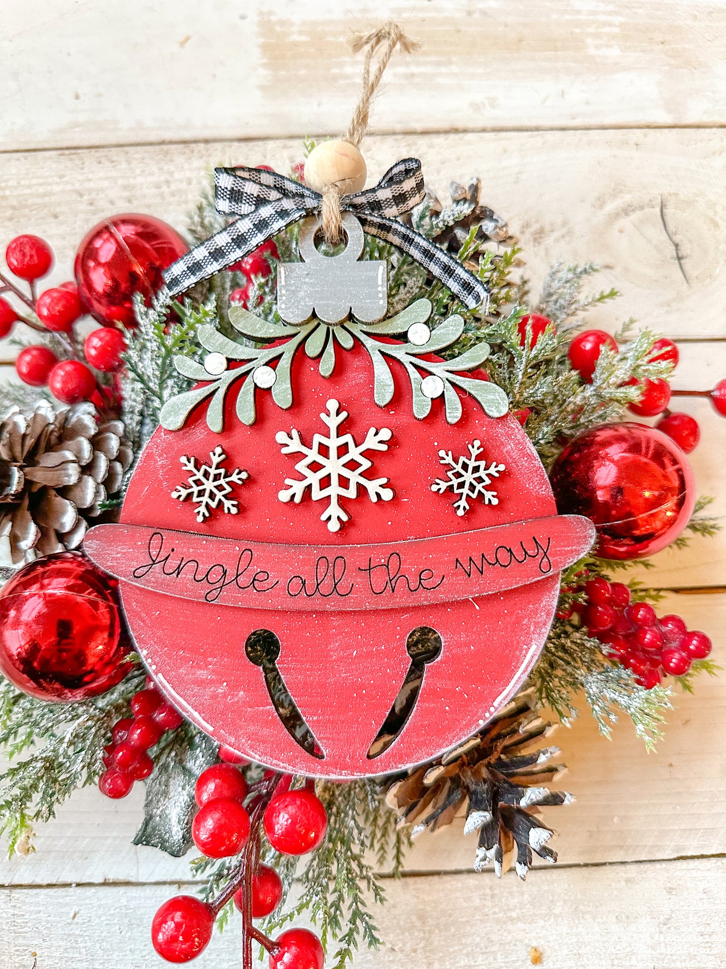 Jingle all the way ornament