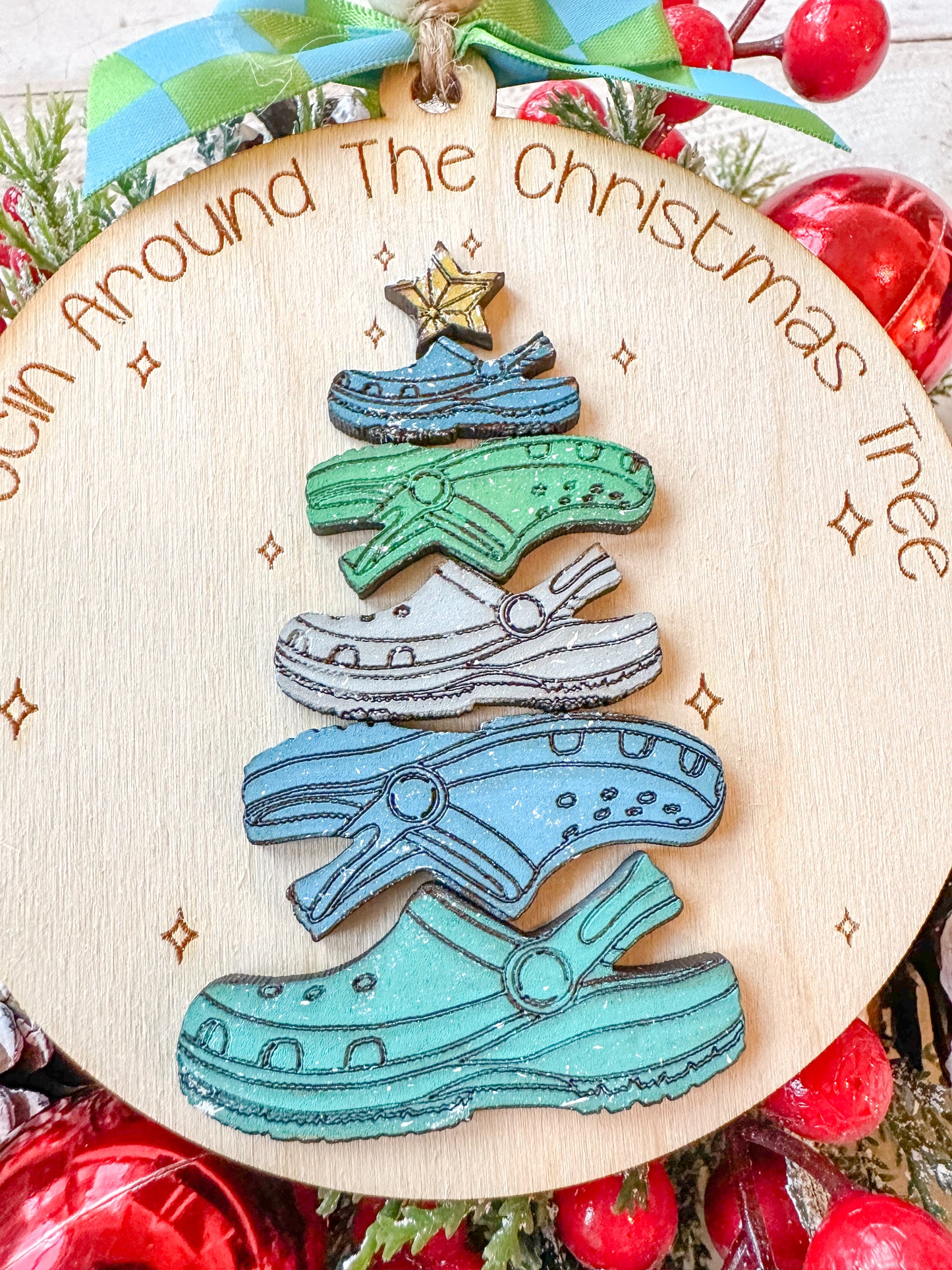 Crocin around the Christmas tree Ornament