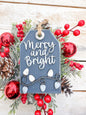 Merry and Bright Gift Card Holder Tag Ornament