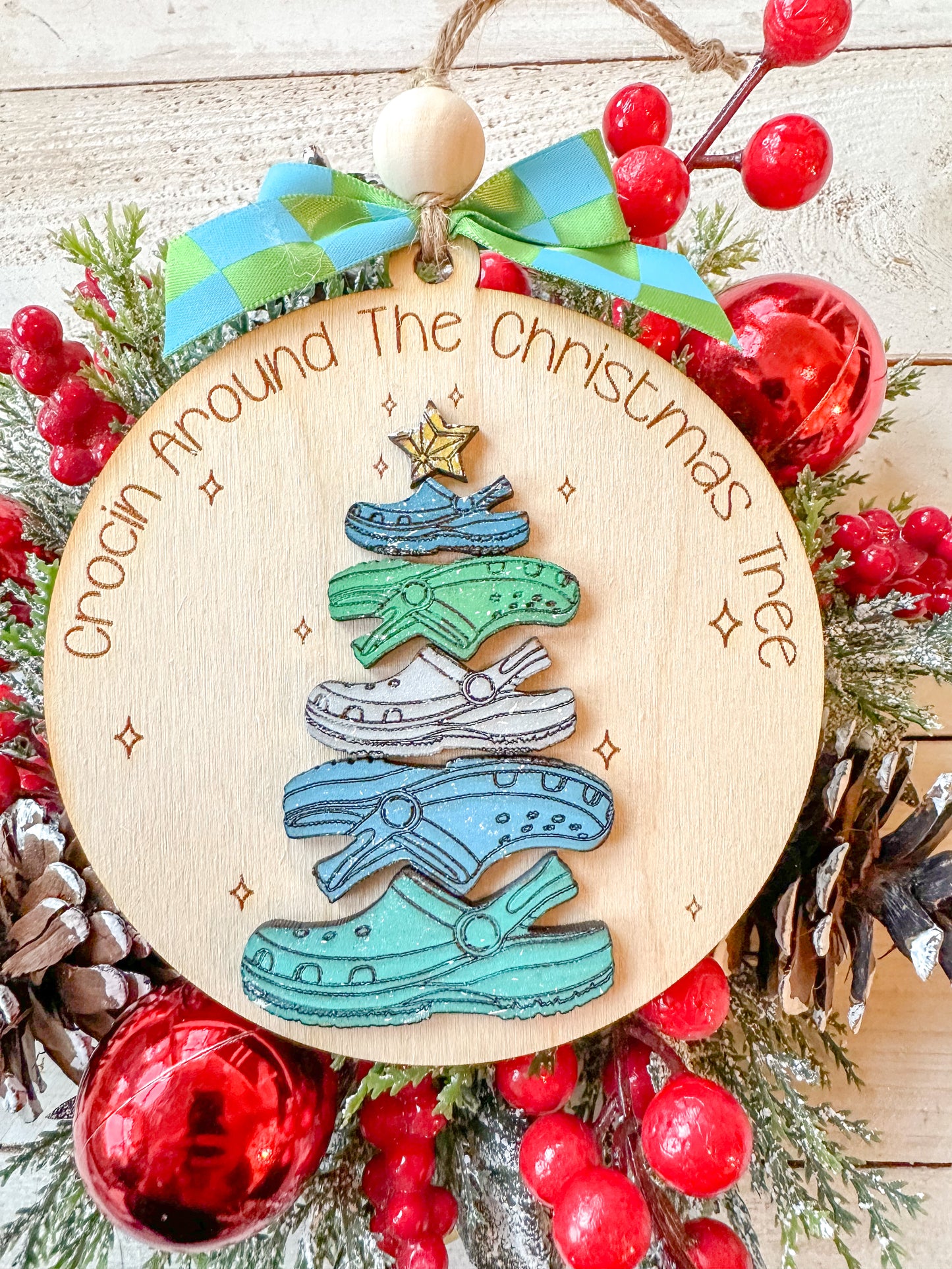 Crocin around the Christmas tree Ornament