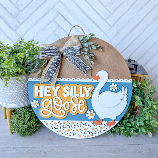 Hey silly goose 18-inch spring door round