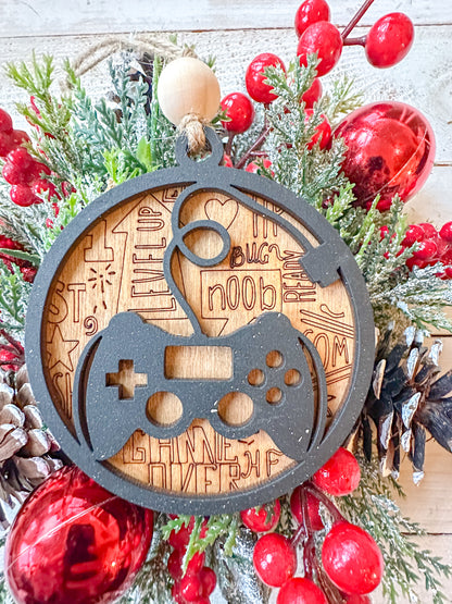 Gamer Controller Christmas Ornament