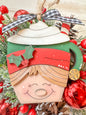 Elf Face Mug Ornament with gift card holder