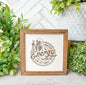 I Match Energy- Laser Engraved Wooden Skeleton Sign