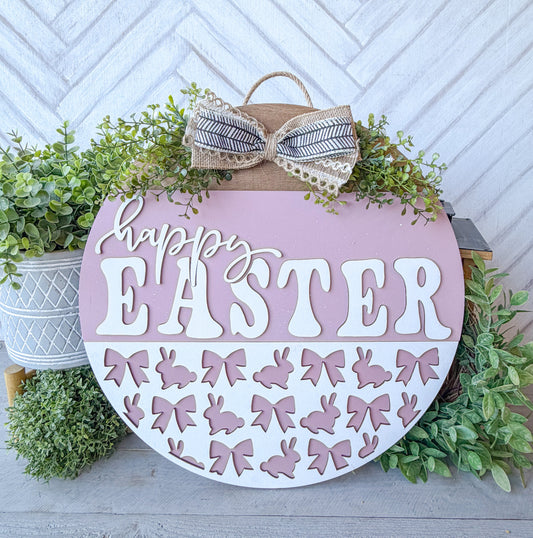 Happy Easter 18 inch door round
