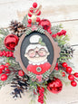 Mrs. Claus oval ornament