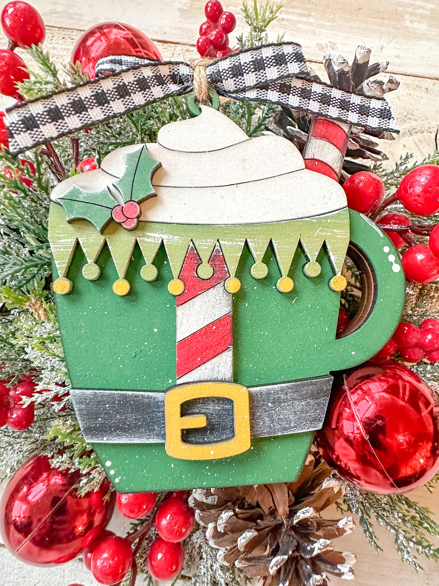 Elf Suit Gift Card Holder Ornament