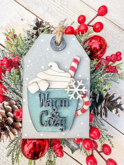 Warm & Cozy Hot Cocoa Gift Card Holder Ornament