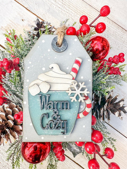 Warm & Cozy Hot Cocoa Gift Card Holder Ornament