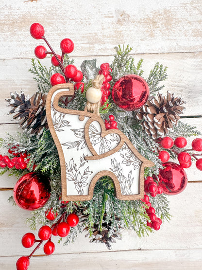 Sisterhood Elephant Ornament