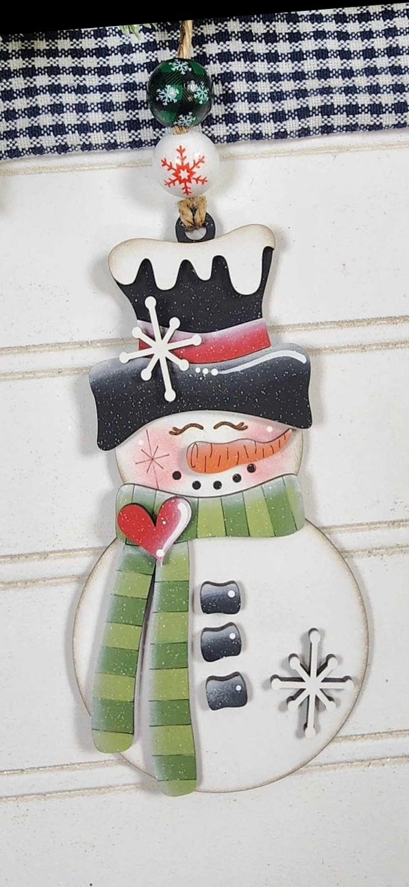 Snowman Winter Christmas Ornament