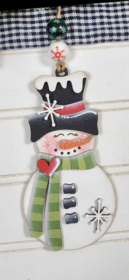 Snowman Winter Christmas Ornament