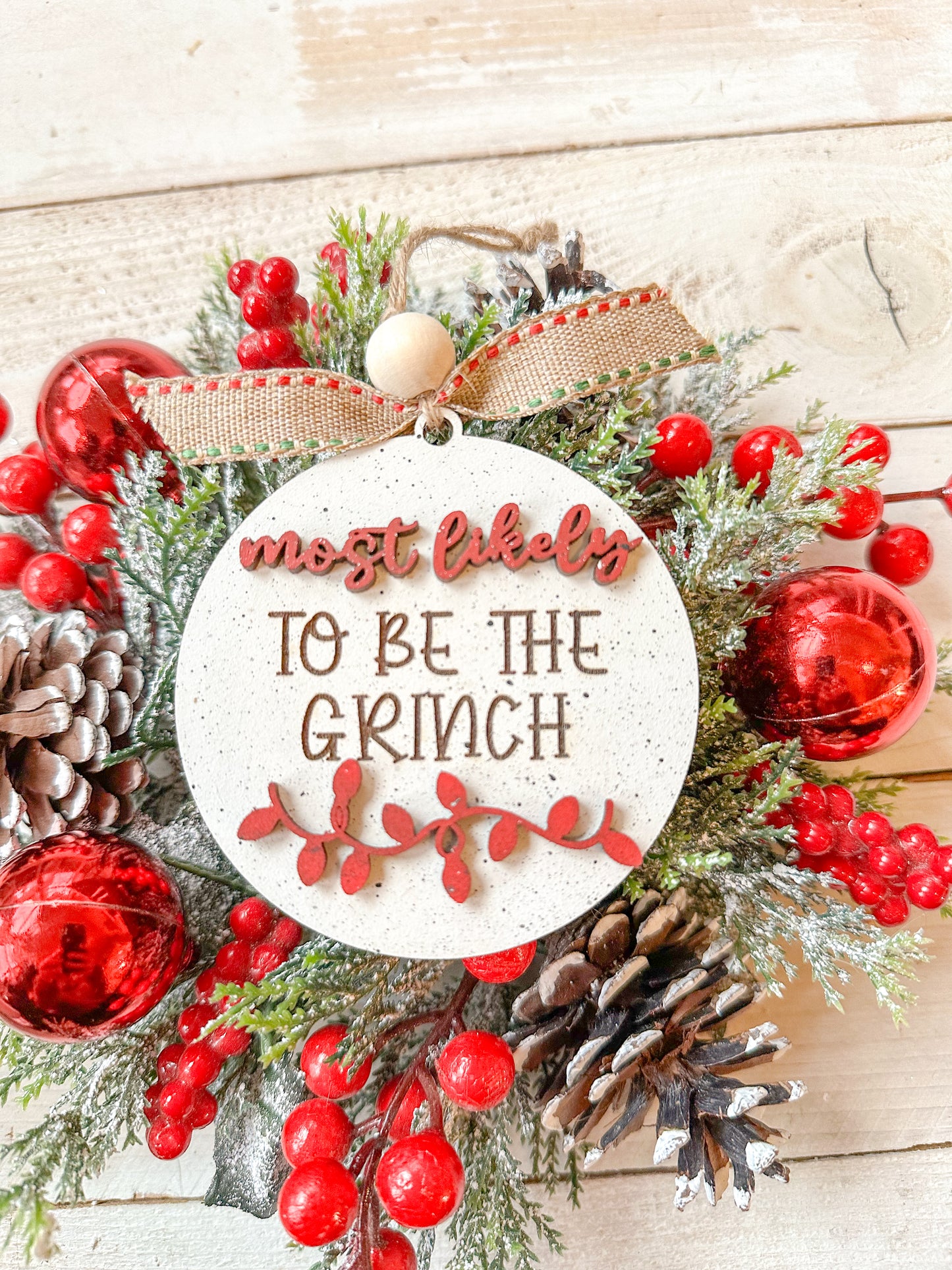 Most likely too funny Christmas ornaments or gift tags