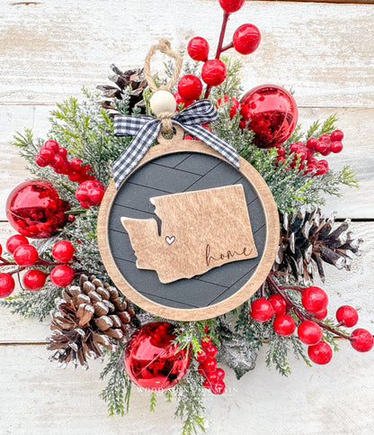 Washington State “Home” Ornament