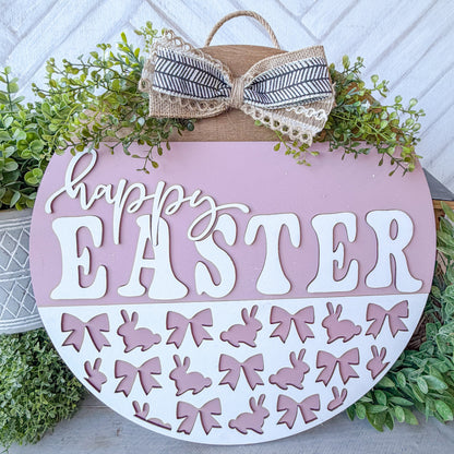 Happy Easter 18 inch door round
