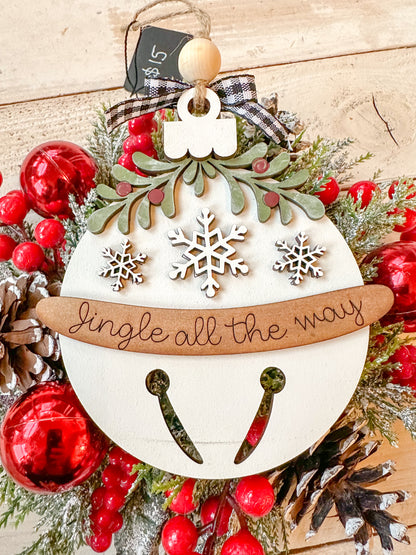 Jingle all the way ornament