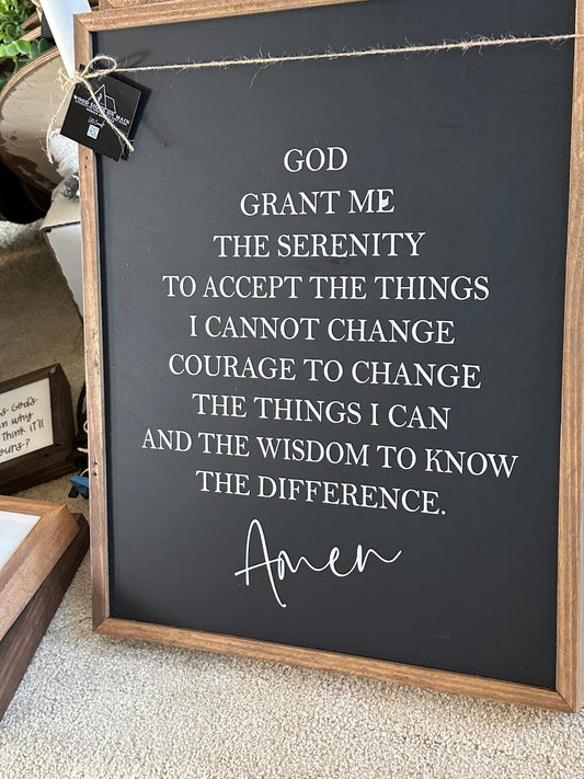 God grant me 16x20