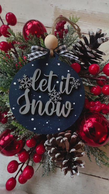 Let It Snow Christmas Ornament